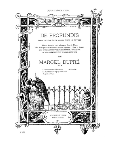 De Profundis — 马塞尔·迪普雷