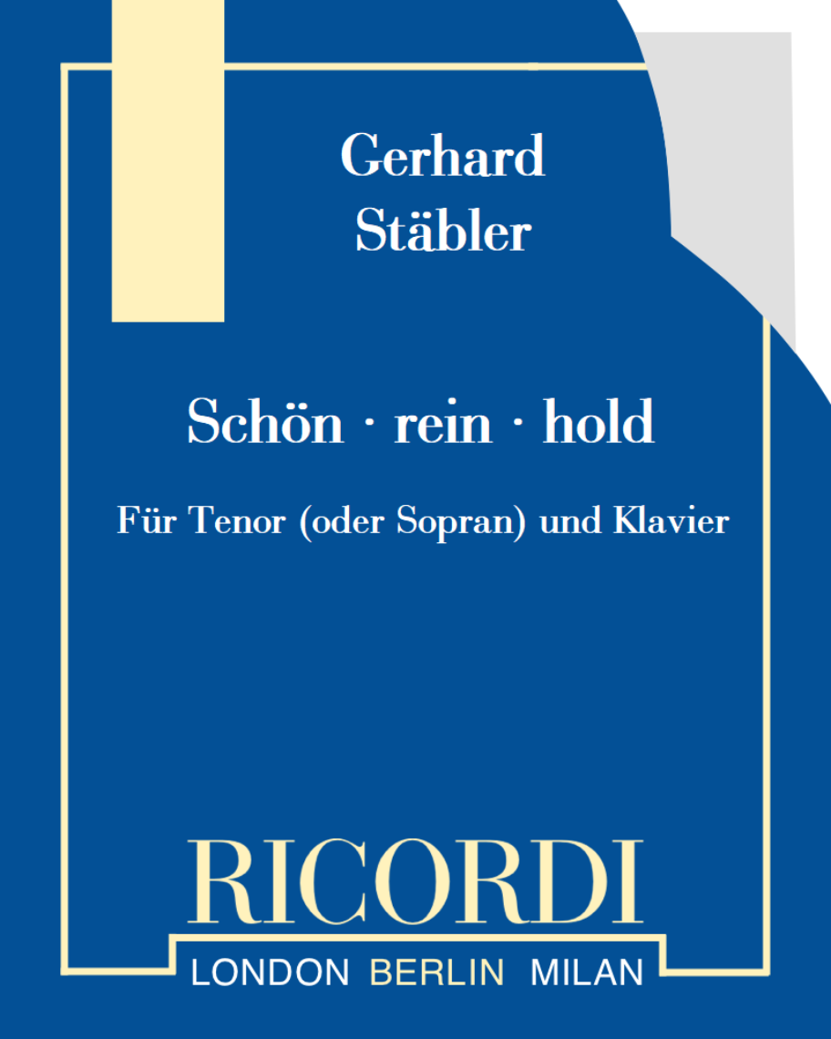 Schön · rein · hold — Gerhard Stäbler