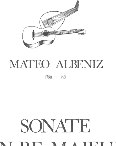 Sonate En Re Majeur — Mateo Albéniz