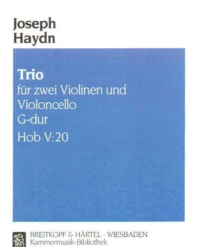 Trio in G major, Hob. XV:20 — Joseph Haydn