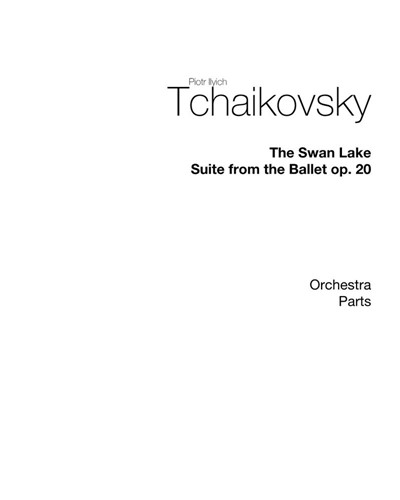 Swan Lake (Arranged by Aubrey Winter) — 柴可夫斯基