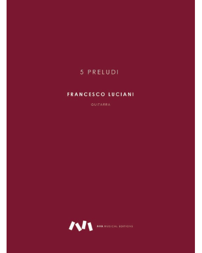 Five Preludes for Guitar — Francesco Luciani