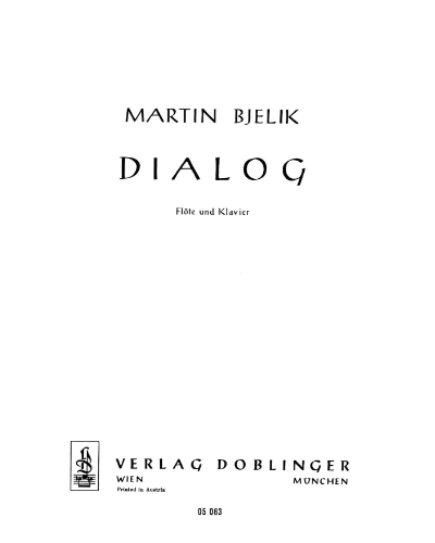 Dialog — Martin Bjelik