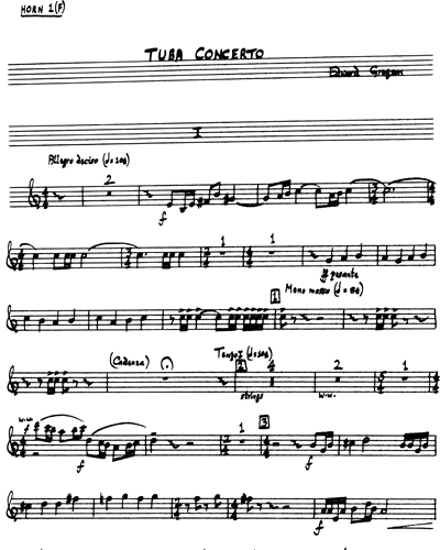 Tuba Concerto — Edward Gregson