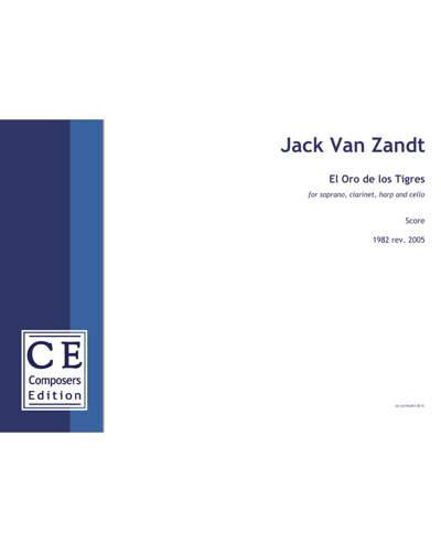 El Oro de los Tigres — Jack Van Zandt