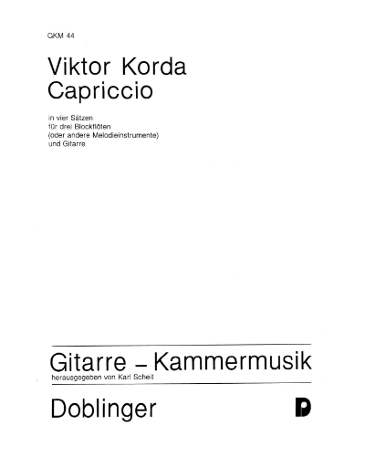 Capriccio in Four Movements — Viktor Korda
