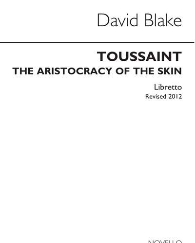 Toussaint - The Aristocracy of the Skin [Revised 2012] — David Blake