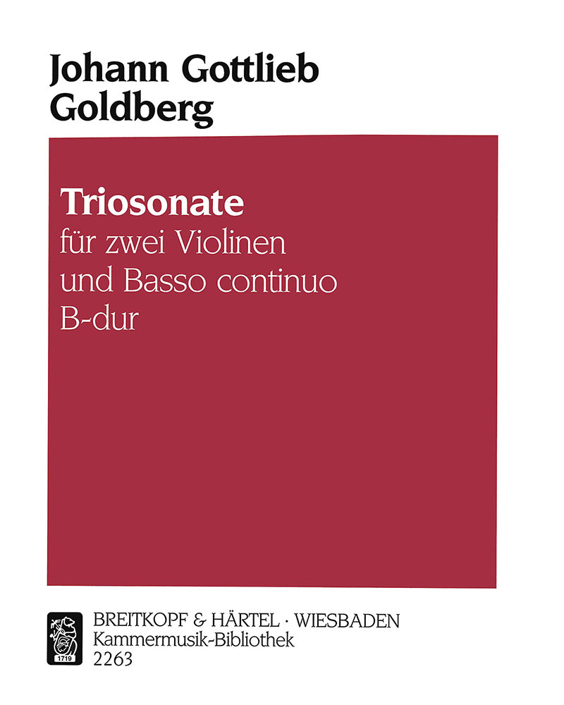 Trio Sonata in Bb major — Johann Gottlieb Goldberg