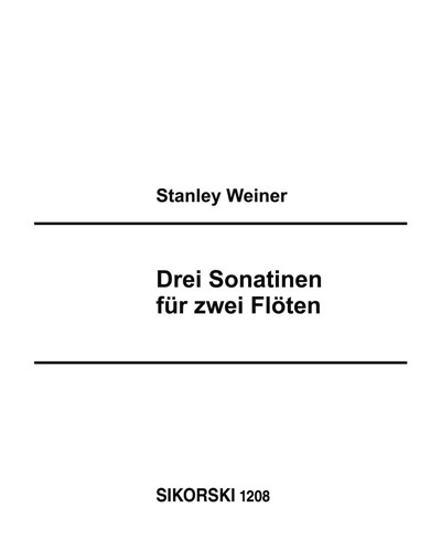 Three Sonatinas, op. 98/1 — Stanley Weiner