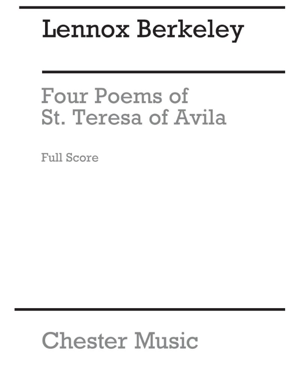 4 Poems by St. Teresa of Avila — 伦诺克斯·伯克利