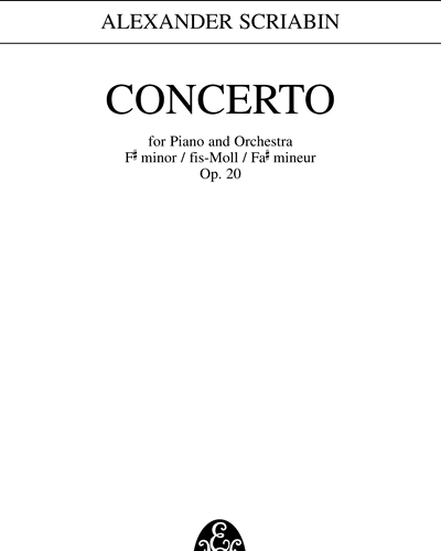 Concerto in F-sharp minor, op. 20 — 斯克里亚宾