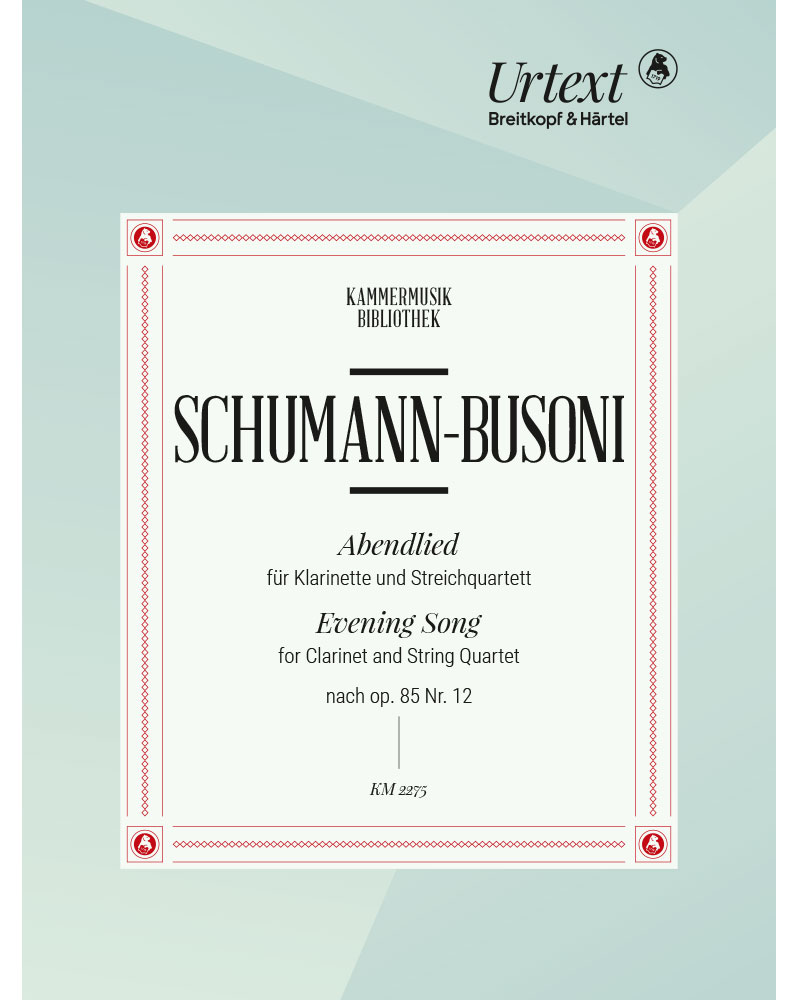 Evening Song, op. 85 No. 12 — 舒曼
