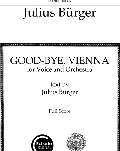 Good-bye, Vienna — Julius Bürger