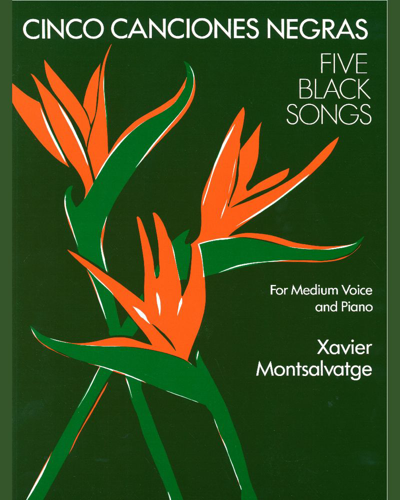 Cinco Canciones Negras — Xavier Montsalvatge