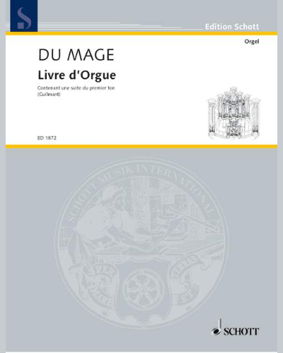 Livre d'Orgue — Pierre du Mage