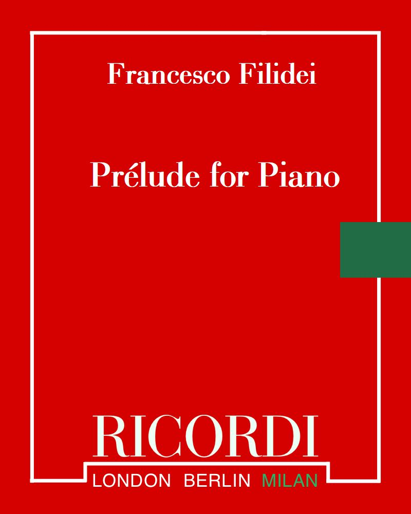 Prelude for Piano — Francesco Filidei