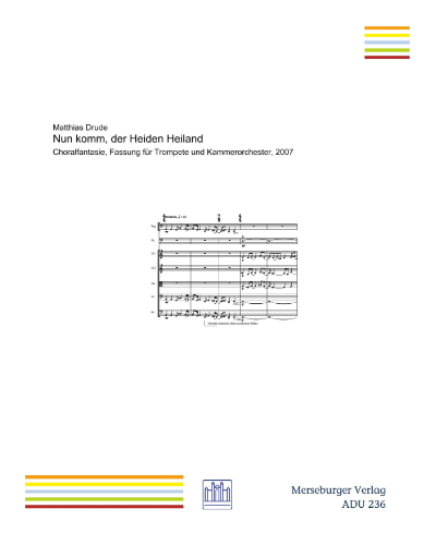 Nun komm, der Heiden Heiland — Matthias Drude
