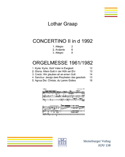 Concertino II | Orgelmesse — Lothar Graap