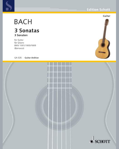 3 Sonatas — 巴赫