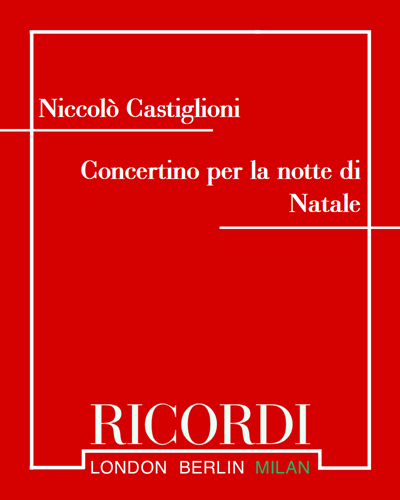 Concertino per la notte di Natale — Niccolò Castiglioni