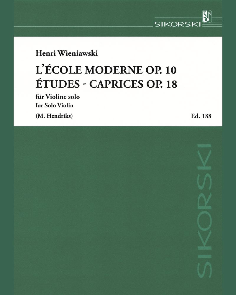 The Modern School & Etudes, opp. 10, 18 — 维尼亚夫斯基