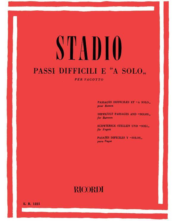 Passi difficili e 'a solo' — Ciro Stadio