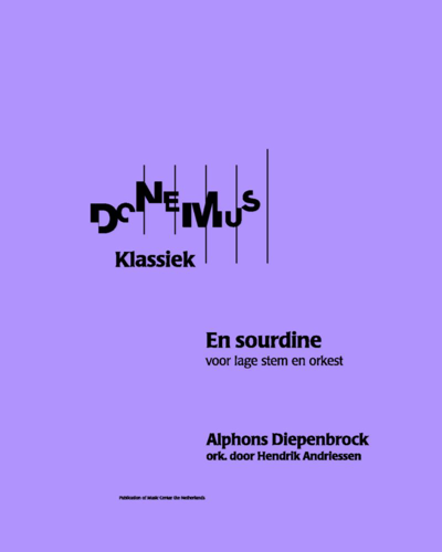 En Sourdine — Alphons Diepenbrock