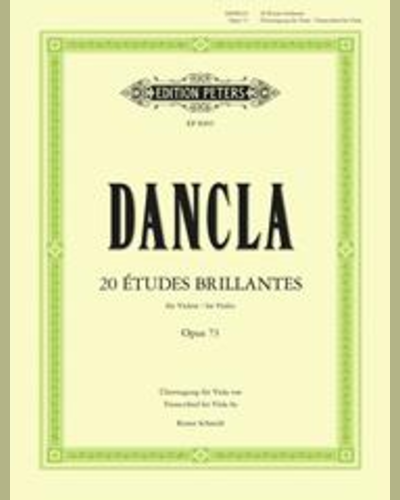 20 Etudes brillantes (Viola), Op. 73 — 丹克拉