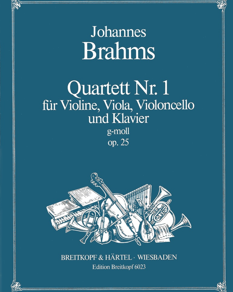 Piano Quartet No. 1 in G minor, op. 25 — 勃拉姆斯