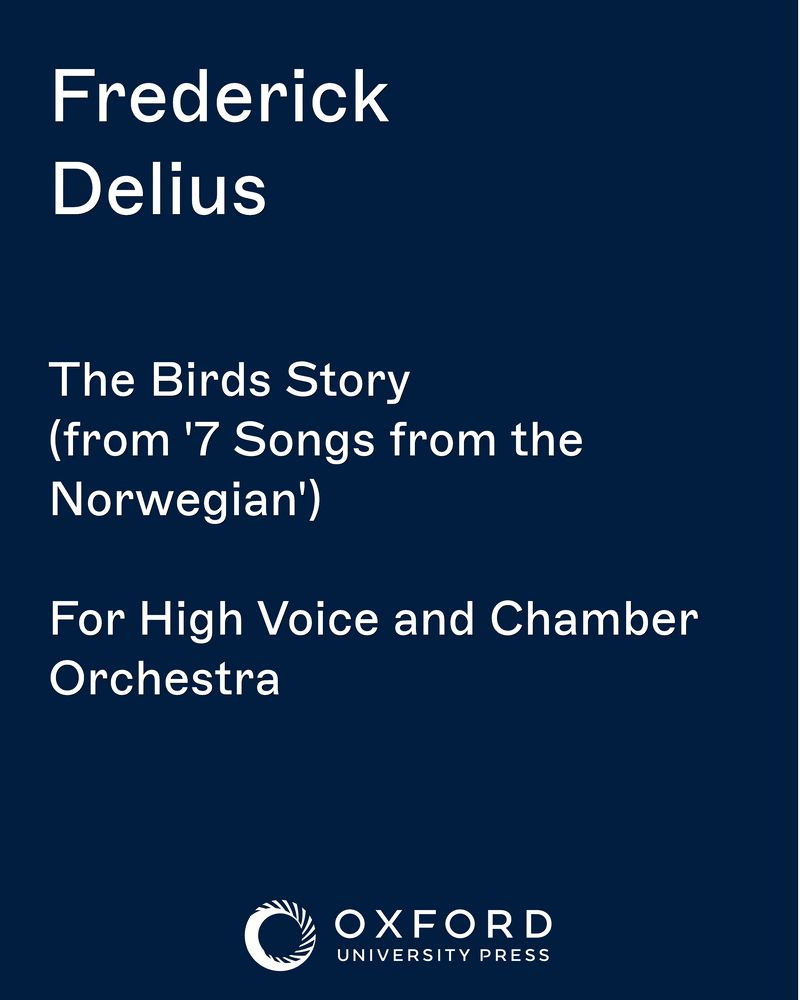 The Birds' Story (from '7 Songs from the Norwegian') — 戴留斯