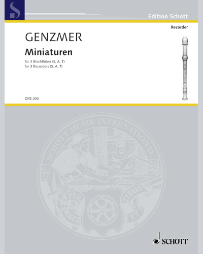 Miniatures, GeWV 332 — Harald Genzmer