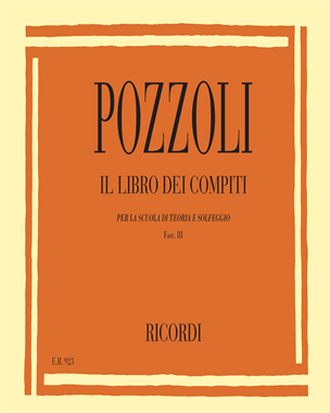 The Book of Homework for the School of Theory and Solfège, Vol. 3 — Ettore Pozzoli