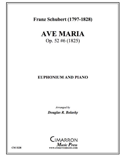 Ave Maria, op. 52 No. 6 — 舒伯特