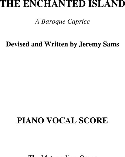 The Enchanted Island, Opera — Jeremy Sams