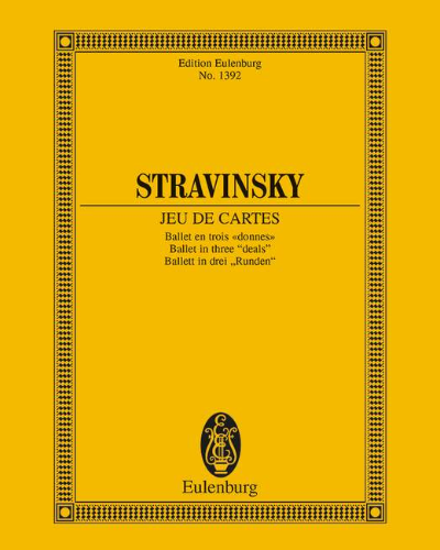 Jeu De Cartes — Igor Stravinsky