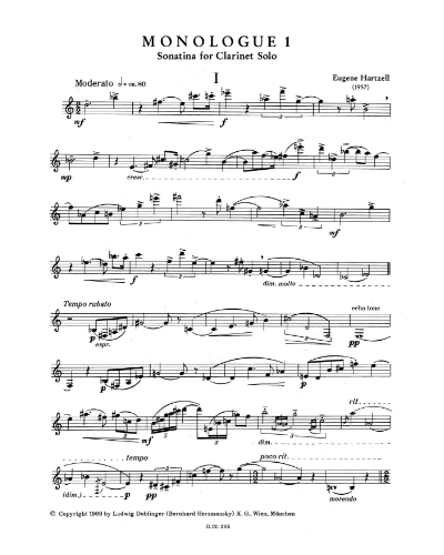 Monologue 1 — Eugene Hartzell