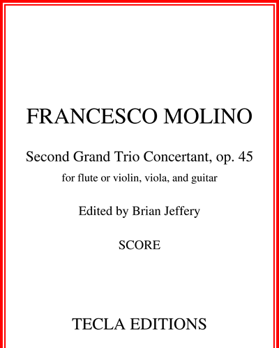 Grand Trio Concertant, op. 45 — Francesco Molino