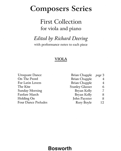 Composer Series No. 7 For Viola and Piano — 合集