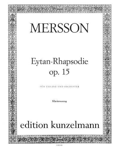 Eytan Rhapsody (Violin Concerto), op. 15 — Boris Mersson