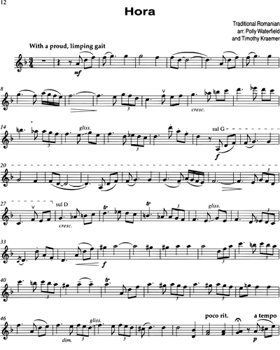 Hora — Timothy Kraemer