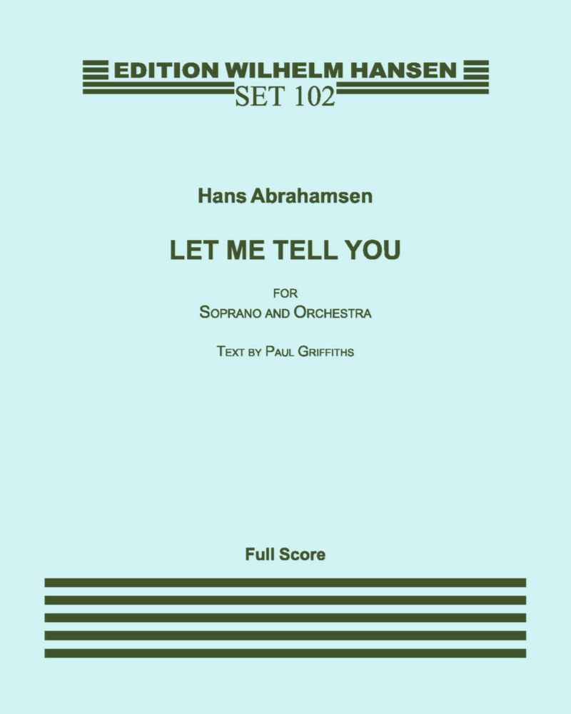 Let Me Tell You — 汉斯·亚伯拉罕森