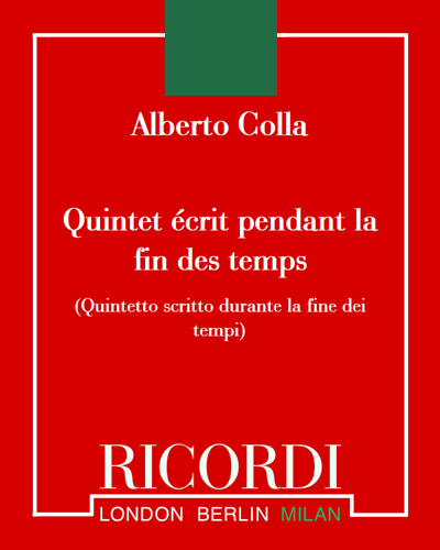 Quintet écrit pendant la fin des temps — Alberto Colla