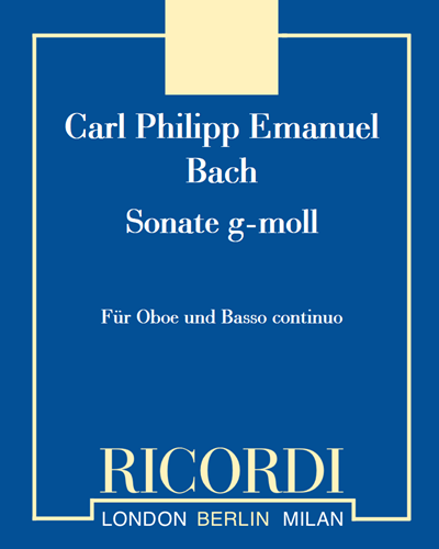 Sonata in G minor — C.P.E.巴赫