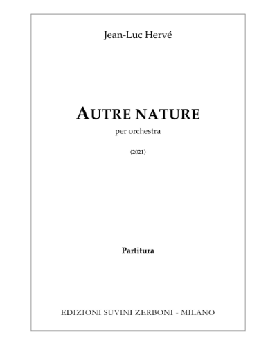 Autre Nature — Jean-Luc Hervé