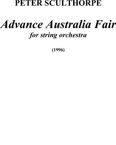Advance Australia Fair — 彼得·斯克尔索普