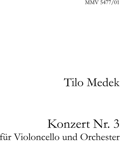 Cello Concerto No. 3 — Tilo Medek