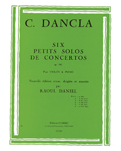 Petit Solo de Concerto No. 1 in G major, op. 141 — 丹克拉