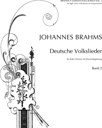 German Folksongs for High Voice, Vol. 2 — Johannes Brahms