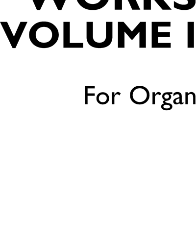Complete Organ Works, Vol. 1 — 门德尔松