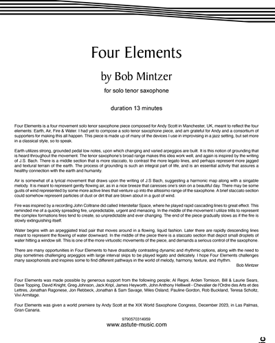 Four Elements — Bob Mintzer